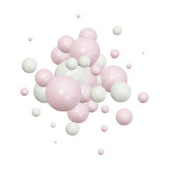 Pastel bright and colorful plastic balls background texture. Colorful background, pastel color background or wall paper. Beautiful pastel background images. eps 10