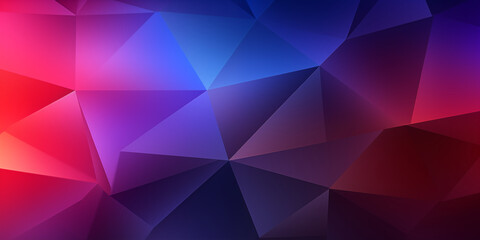 abstract background. Color gradient. Geometric shape. Line triangle polygon polyhedron 3D. - obrazy, fototapety, plakaty