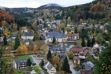 Blick auf den Ort Todtmoos im Schwarzwald