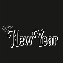 Obraz premium Happy New Year