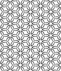 Black seamless abstract pattern. Overlay for background and backdrop. Ornamental design. PNG graphic illustration with transparent background.