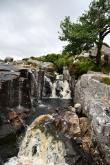 Fototapeta na wymiar Waterfall in Glendalough National Park
