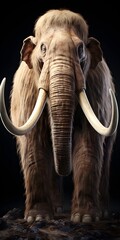 Realistic Mammoth Illustration