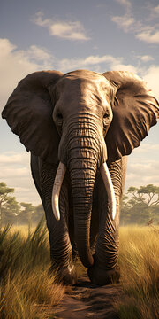 Realistic Elephant Illustration
