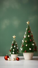 Christmas Background with Empty Space