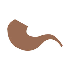Smoking pipe icon. Flat illustration of smoking pipe vector icon