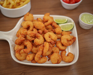 Shrimp portion