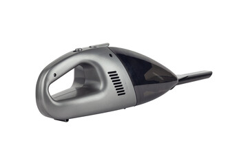 car vacuum cleaner, portable car vacuum cleaner isolated from background