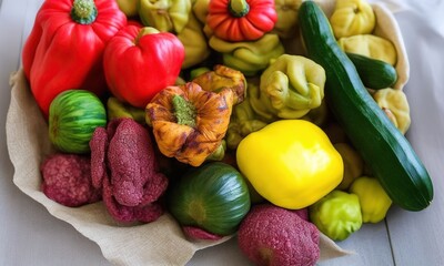 vegetables on the market