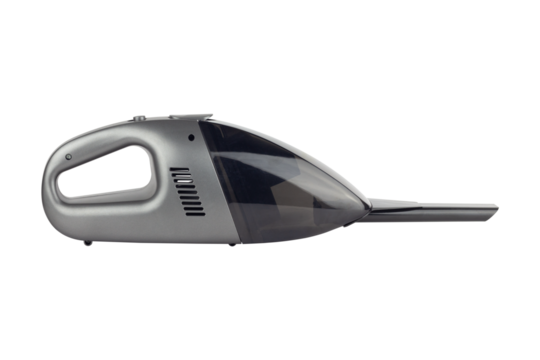 car vacuum cleaner, portable car vacuum cleaner isolated from background