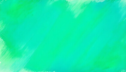 Obraz premium Blue green watercolor. Abstract aquarelle background with copy space for design. Drawn, hand painted. Web banner. Grunge background.
