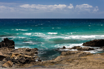 Küste an der Playa de La Pared Fuerteventura Spanien