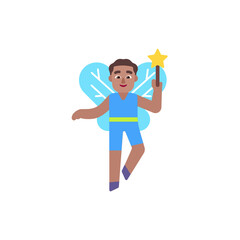 Man Fairy: Medium Skin Tone