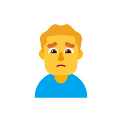 Man Frowning