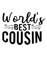 World's Best Cousin SVG