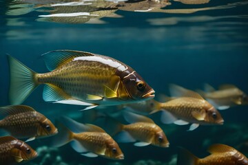 Fototapeta premium fish in aquarium