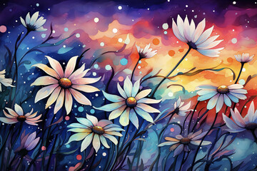 Fototapeta na wymiar Floral Background Floral Wallpaper Floral Image Flower Background Flower Image Flower Wallpaper Floral Illustration