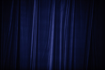 the blue curtain in theatre