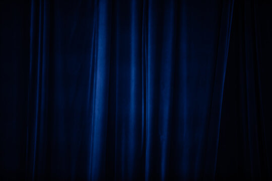 the blue curtain in theatre