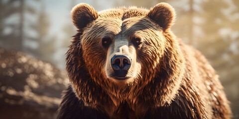 Realistic Bear Illustration