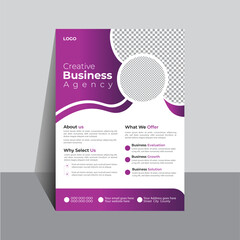 Exclusive Business Flyer Design in different color variations.
