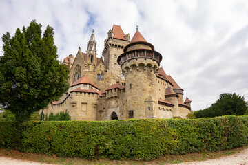 Burg Kreuzenstein. Historic castle near Leobendorf in Lower Austria, Austria. © murziknata