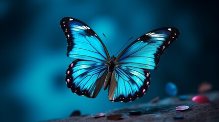 The concept of a beautiful butterfly can be seen with a close-up view.