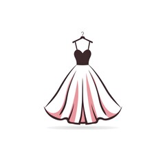 Obraz premium Fashion Silhouette Logo Design