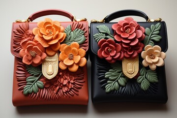 Hand Embroidered Purses.