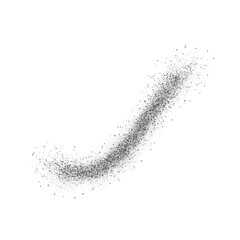 Fototapeta premium Black grain noise particles.