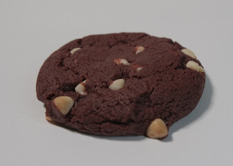 cookie on a white surface