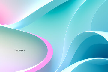 Abstract Soft Blue Background. colorful wavy design wallpaper. creative graphic 2 d illustration. trendy fluid cover with dynamic shapes flow.