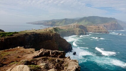 Landschaften auf Madeira, Gebirge und Küstenlandschaft