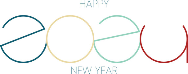 Happy New Year 2024! Vector design 