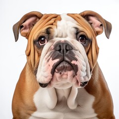 Fototapeta premium Ultra-Realistic English Bulldog Portrait - Nikon D850 with 50mm Prime Lens