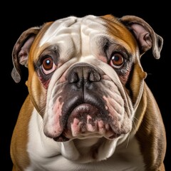 Ultra-Realistic English Bulldog Portrait - Nikon D850 with 50mm Prime Lens