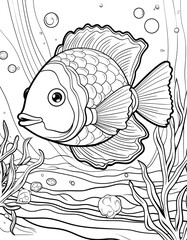 Fish Coloring page