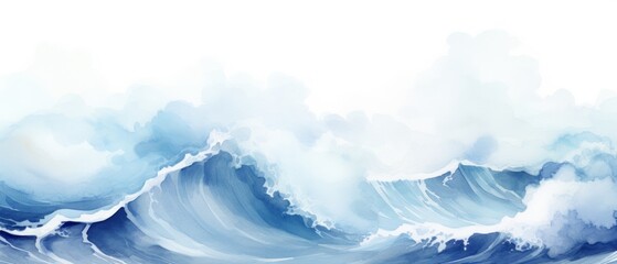 ocean free watercolour art