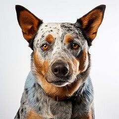 Naklejka na ściany i meble Australian Cattle Dog Portrait Captured with Nikon D850 and 50mm f/1.4 Lens