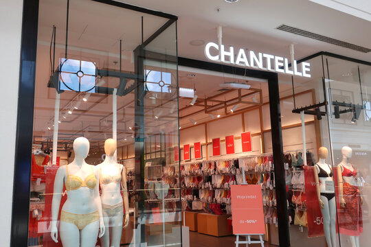 Chantelle lingerie store in Westfield Arkadia shopping mall. WARSAW, POLAND - JUNE 30, 2023