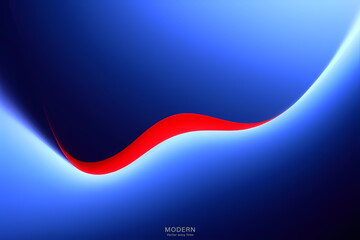 Abstract Red Blue Background. colorful wavy design wallpaper. creative graphic 2 d illustration. trendy fluid cover with dynamic shapes flow.