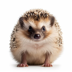 Obraz premium hedgehog isolated on white background