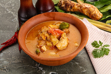 Thai traditional Tom Yum with chicken