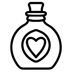 heart in glass jar