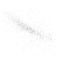 Black grain noise particles.