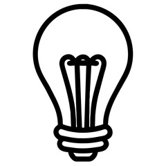 light bulb vector illustration