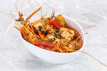 Thai traditional Tom Yum soup