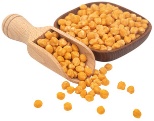 Peeled chickpea fresh and organic