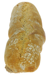 Frisian Keallepoat, a syrup cake that used to only be baked in the winter, isolated on white background