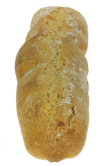 Frisian Keallepoat, a syrup cake that used to only be baked in the winter, isolated on white background